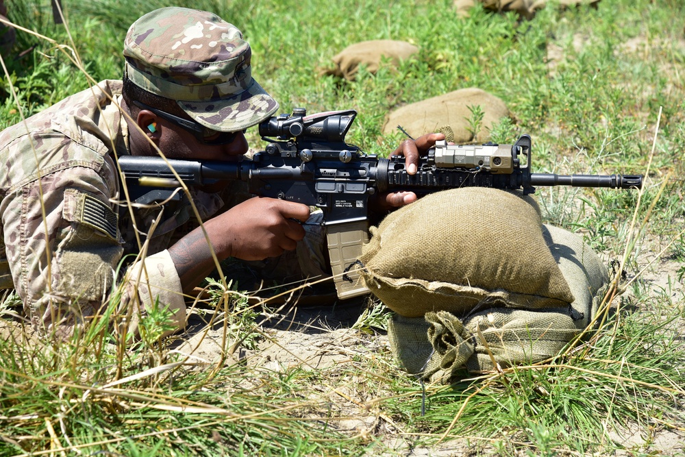 A company live fire exercise, Foce Reno - Italy.