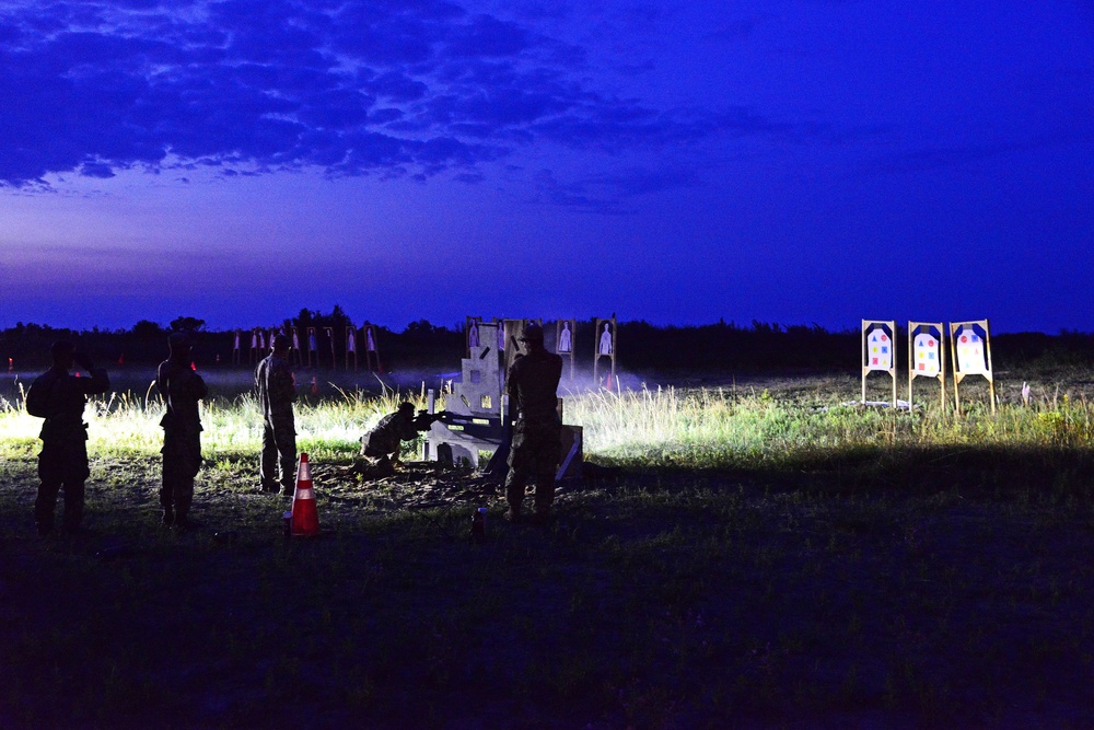 A company live fire exercise, Foce Reno - Italy.