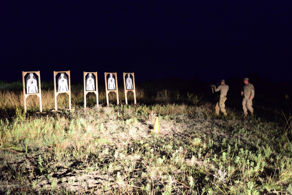 A company live fire exercise, Foce Reno - Italy.