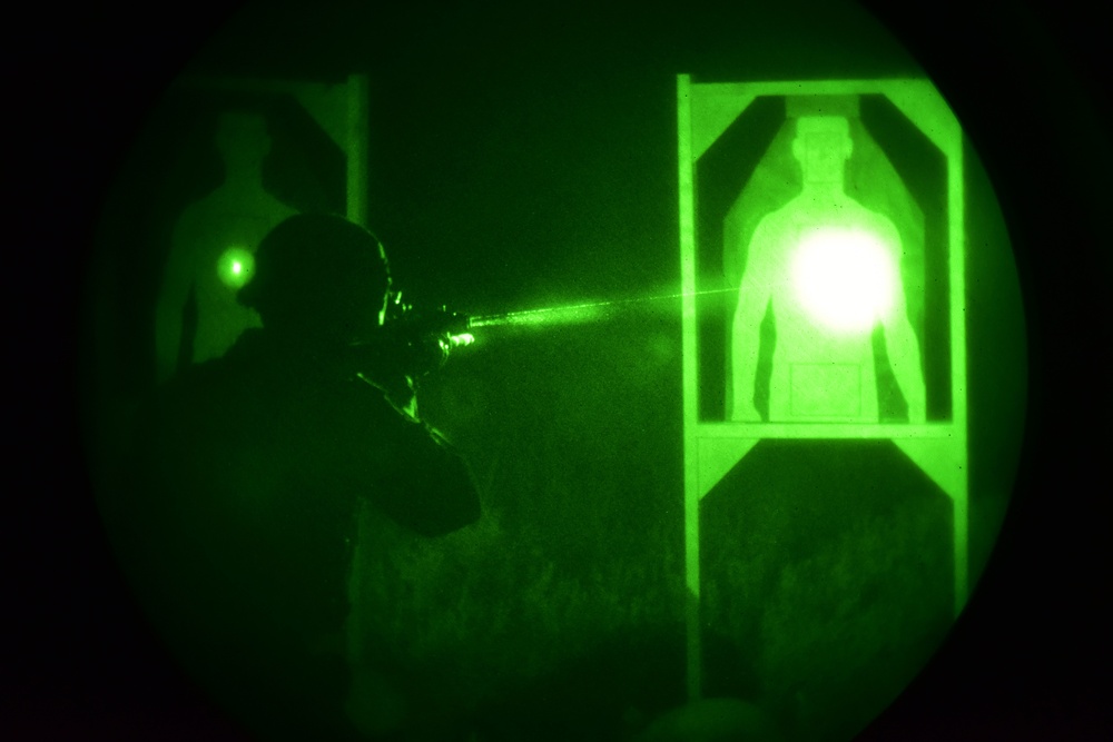 A company live fire exercise, Foce Reno - Italy.