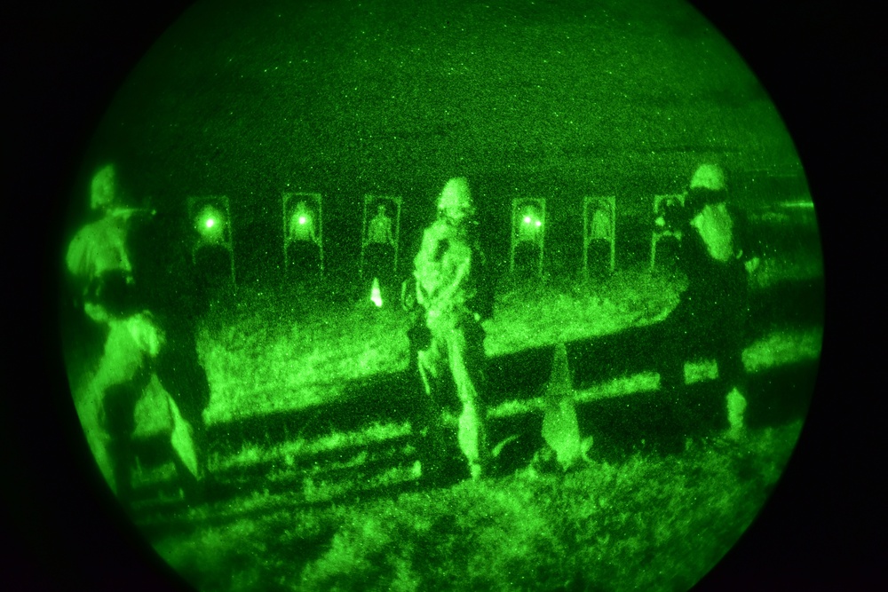 A company live fire exercise, Foce Reno - Italy.