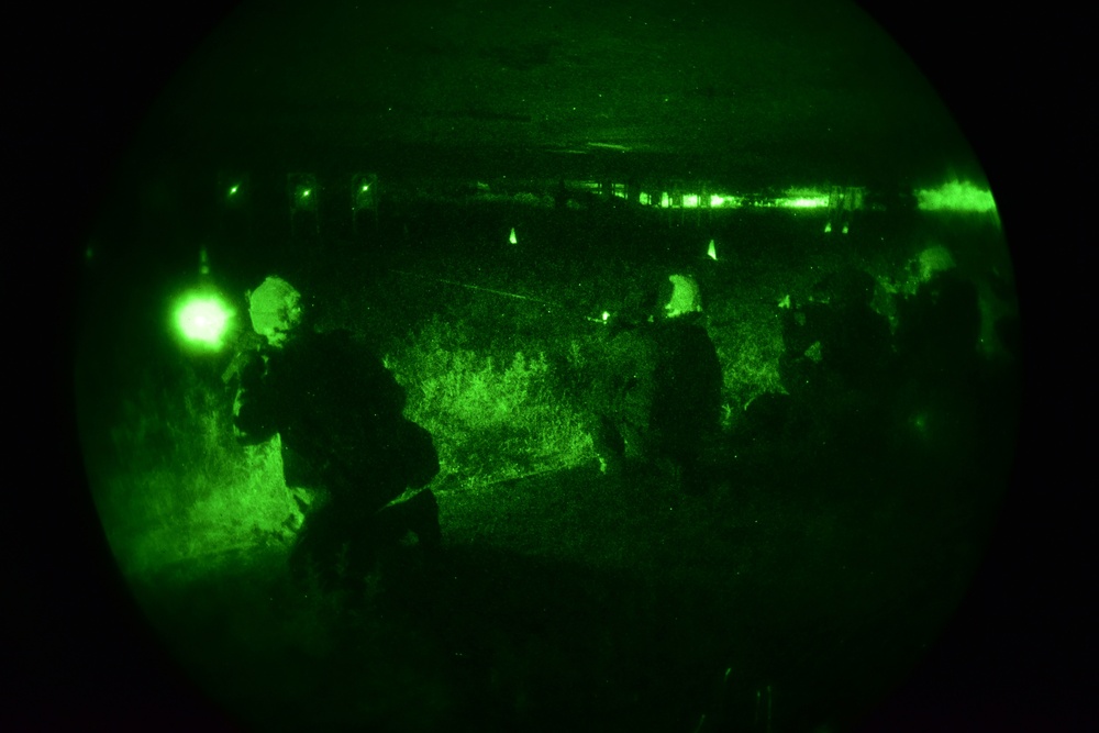 A company live fire exercise, Foce Reno - Italy.