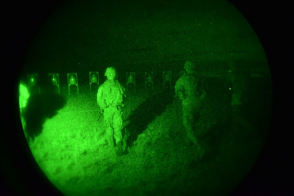 A company live fire exercise, Foce Reno - Italy.