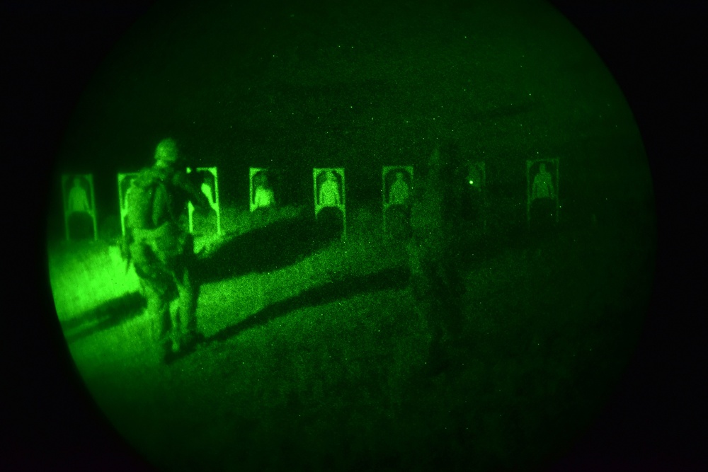 A company live fire exercise, Foce Reno - Italy.