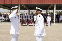 Naval Mobile Construction Battalion 5 holds a change of command