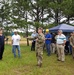 Soldiers examine unmanned aircraft prototypes