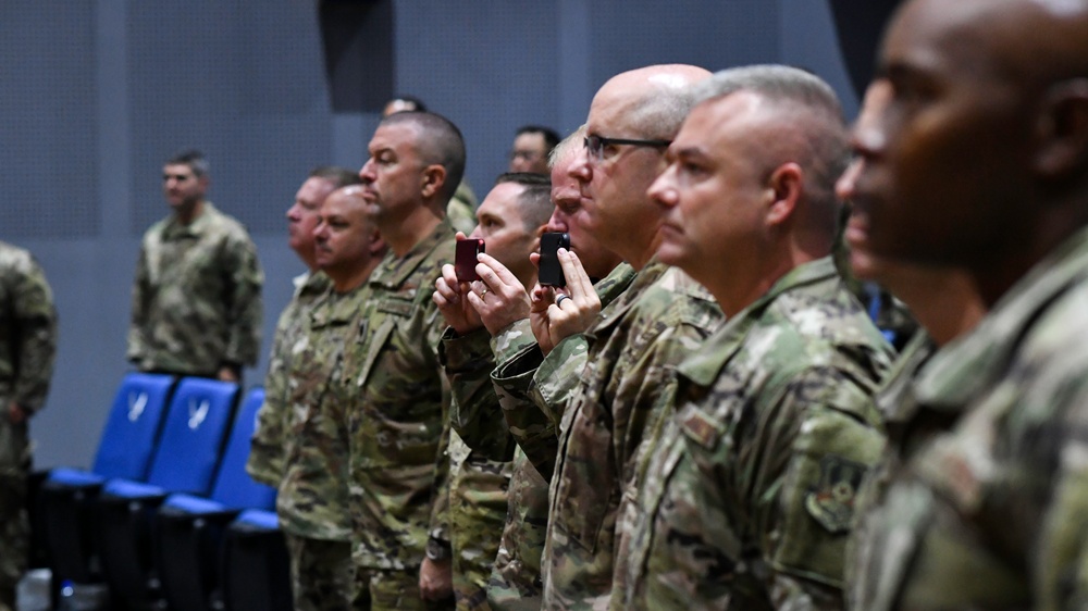 The 387th AES welcomes new commander