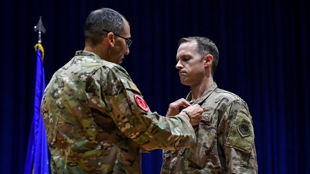 The 387th AES welcomes new commander