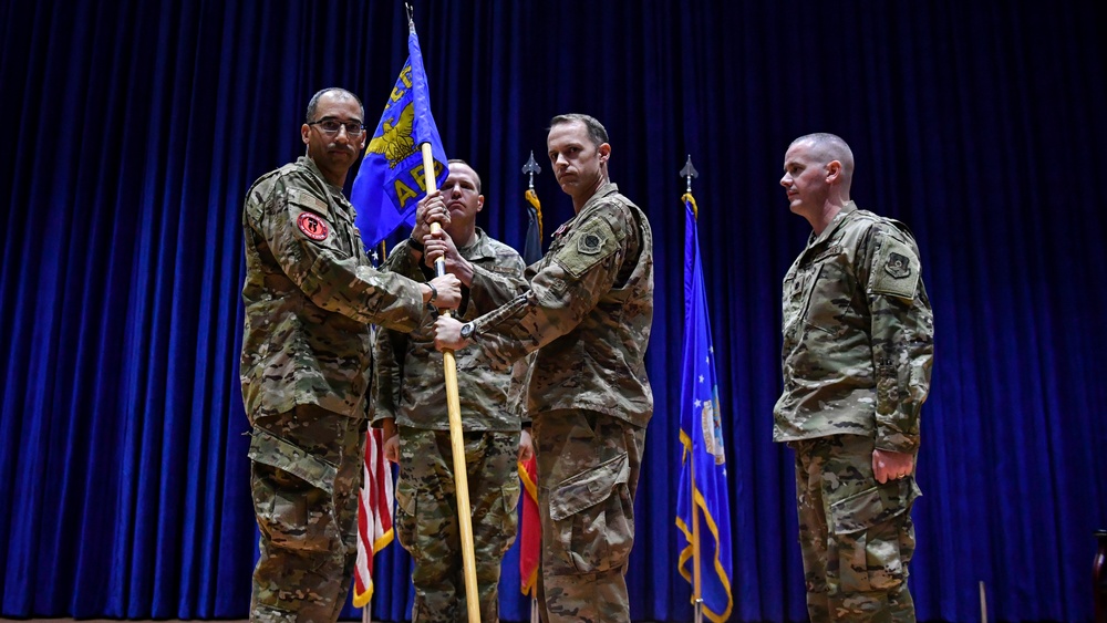 The 387th AES welcomes new commander