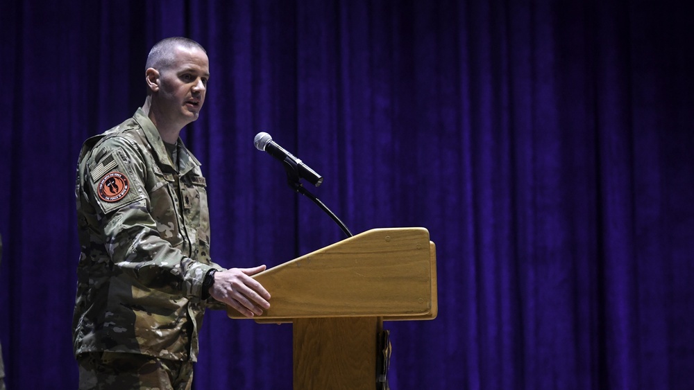 The 387th AES welcomes new commander