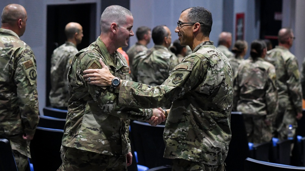 The 387th AES welcomes new commander