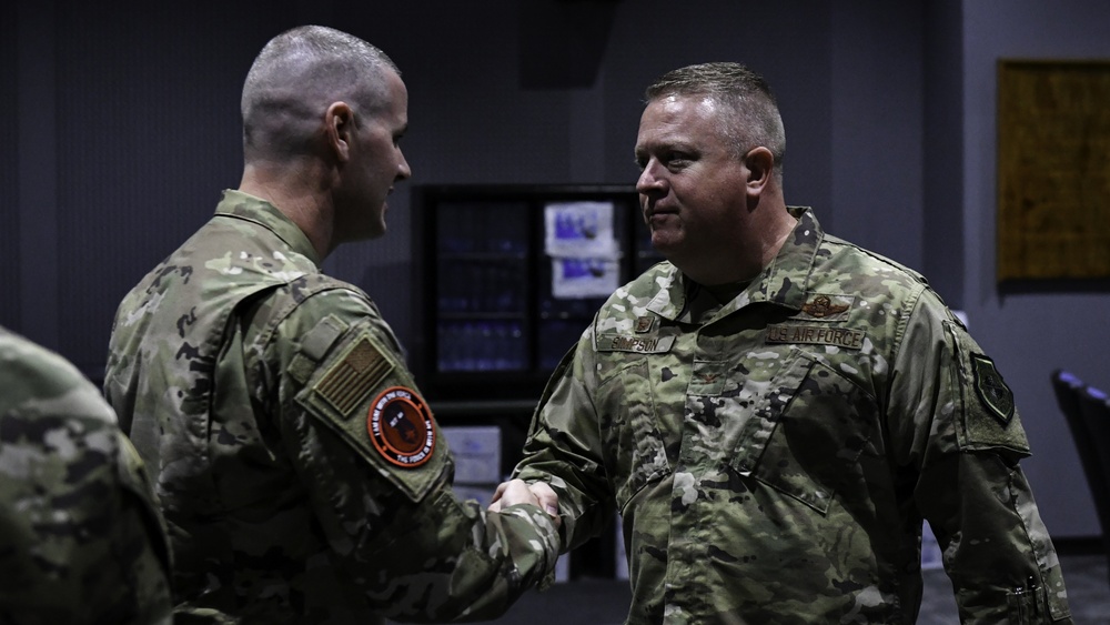 The 387th AES welcomes new commander