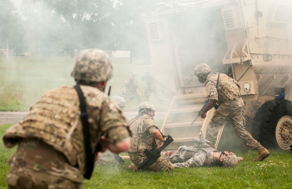 Soldiers put lifesaver skills to test