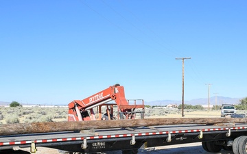 NAVFAC Delivers New Telephone Poles to NAWSCL