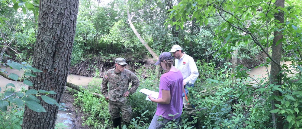 Buffalo District Commander attends Regulatory wetland boundary verification site visits