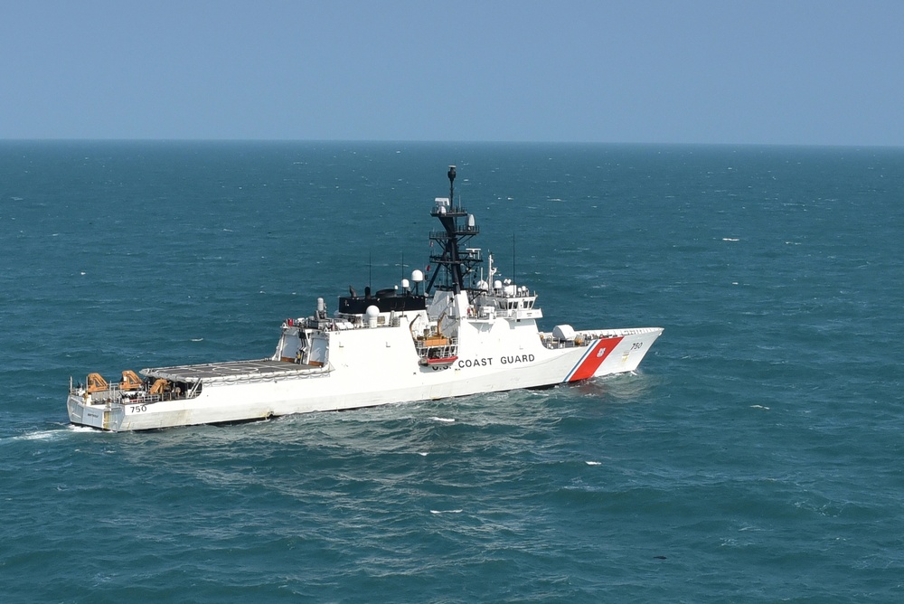 CGC Bertholf on patrol in the East China Sea