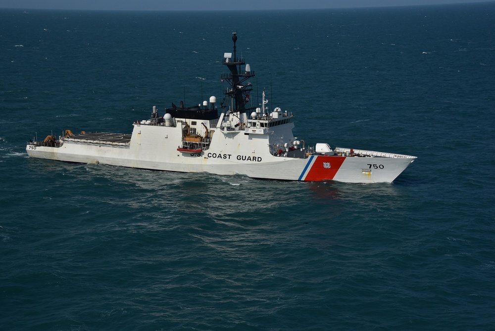 CGC Bertholf on patrol in the East China Sea