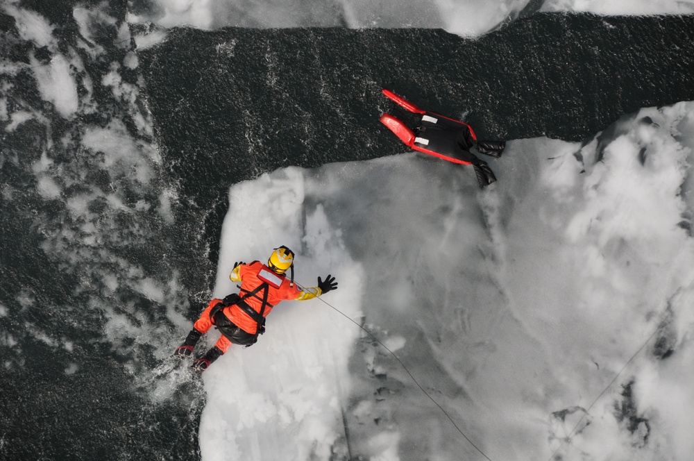 Coast Guard rescue swimmer