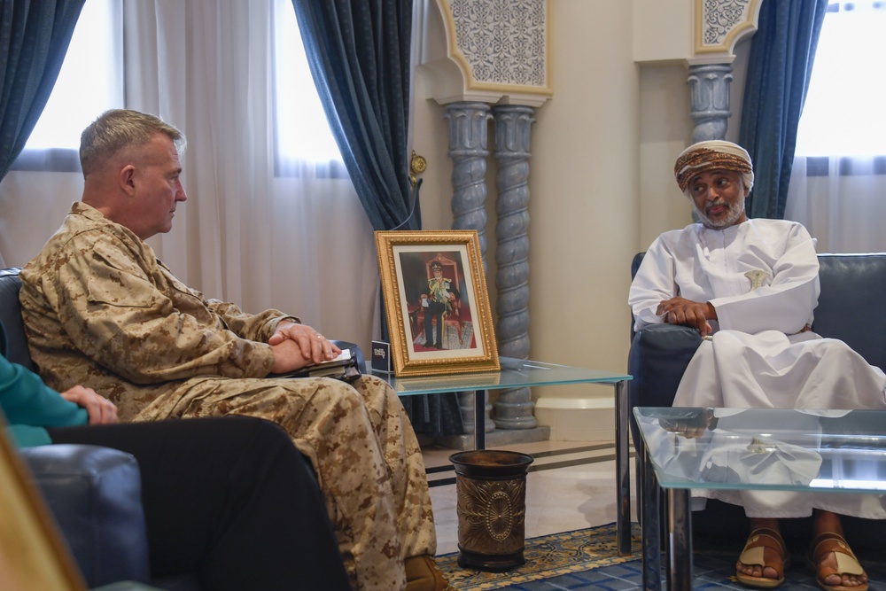 USCENTCOM commander visits military leaders in Oman