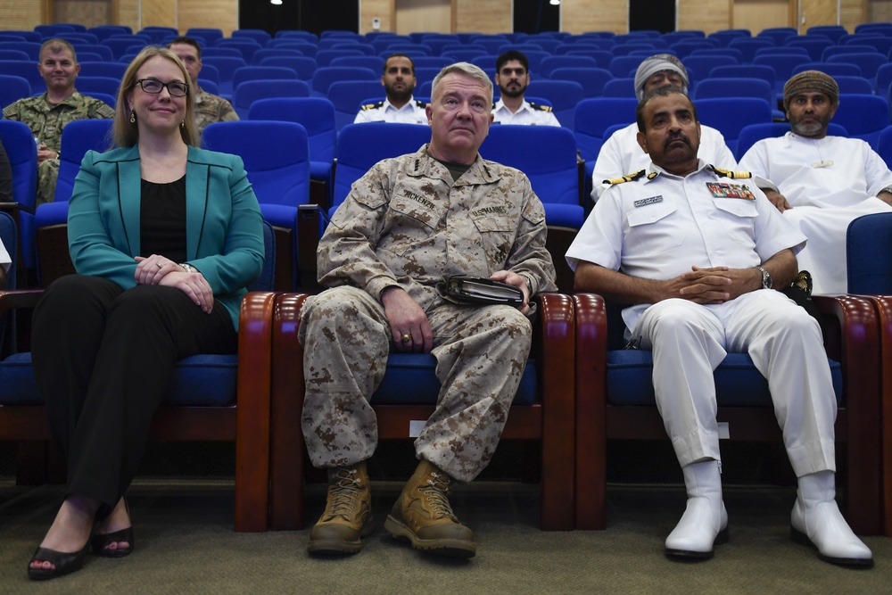 USCENTCOM commander at the Maritime Security Operations Center in Oman