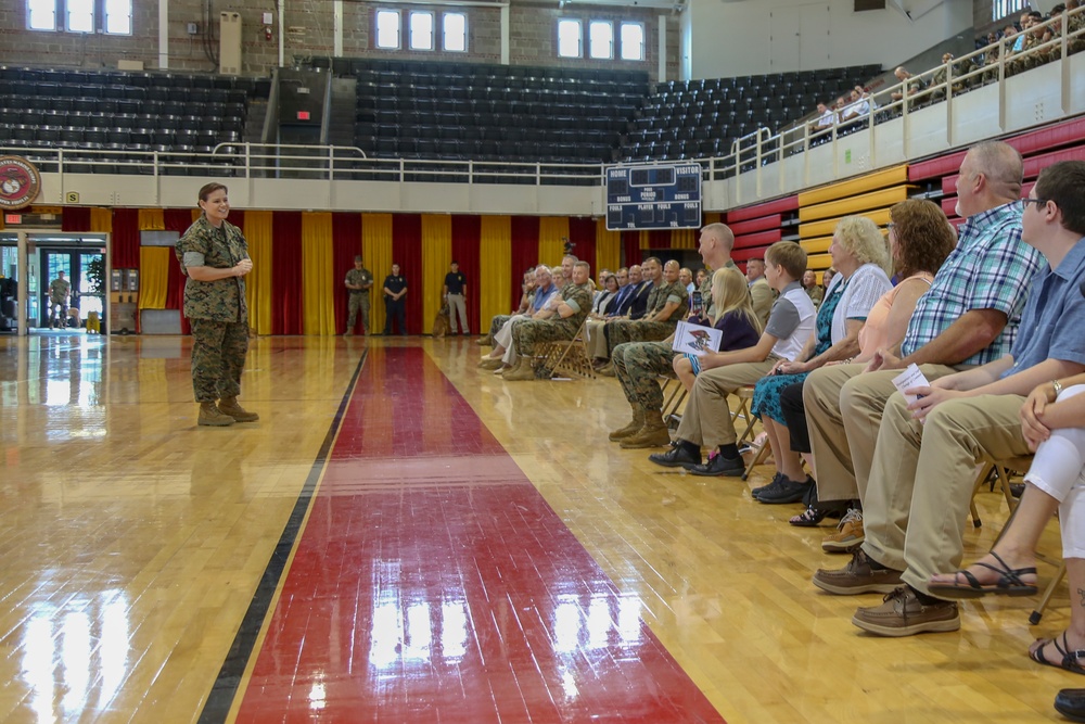 Headquarters and Support Battalion, Marine Corps Installations East-Marine Corps Base Camp Lejeune, Change of Command