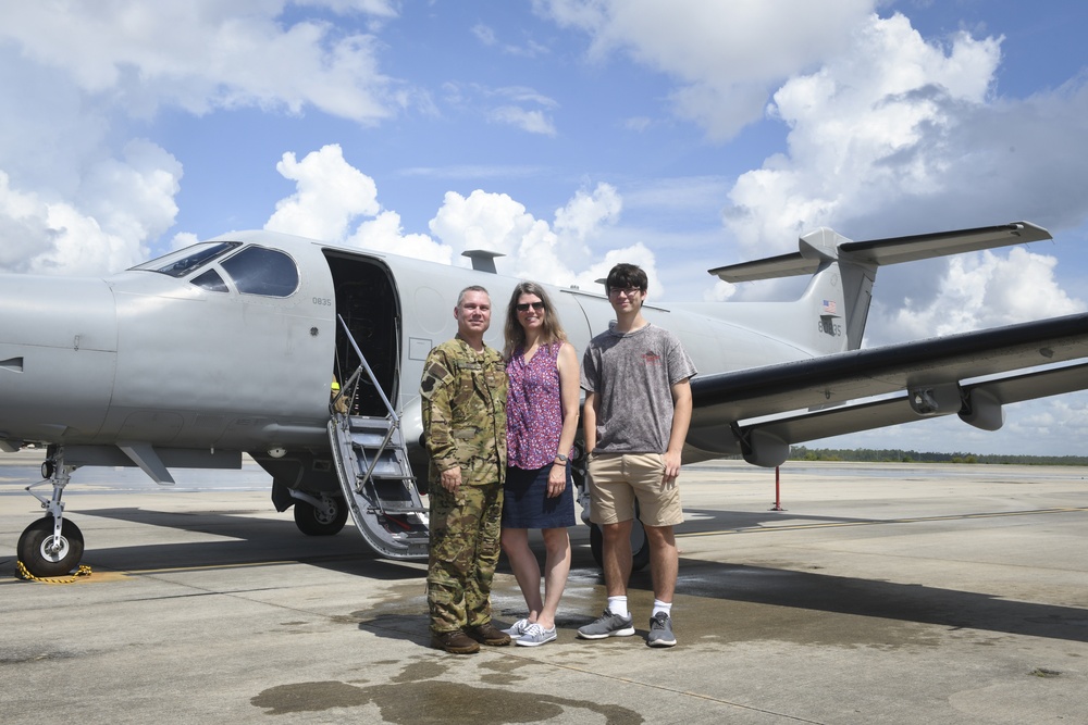 Brig. Gen. William Holt conducts fini-flight