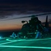 Nightfall on the flight deck of CGC Bertholf