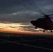 Crew of CGC Bertholf trains for night helicopter operations in Yellow Sea