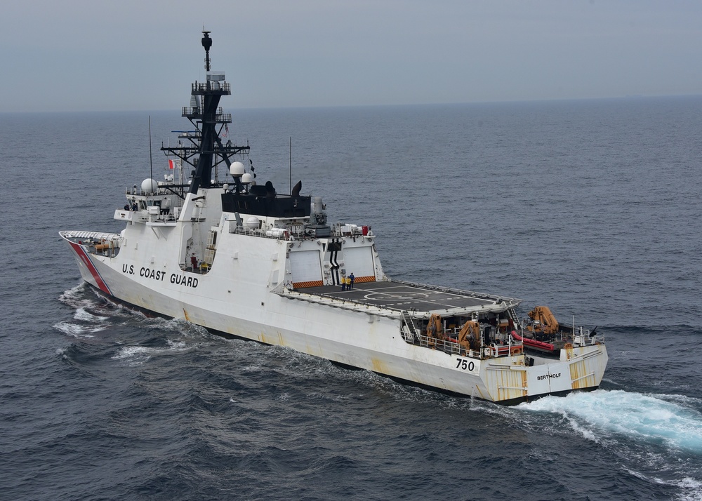 CGC Bertholf patrols Yellow Sea during Western Pacific deployment