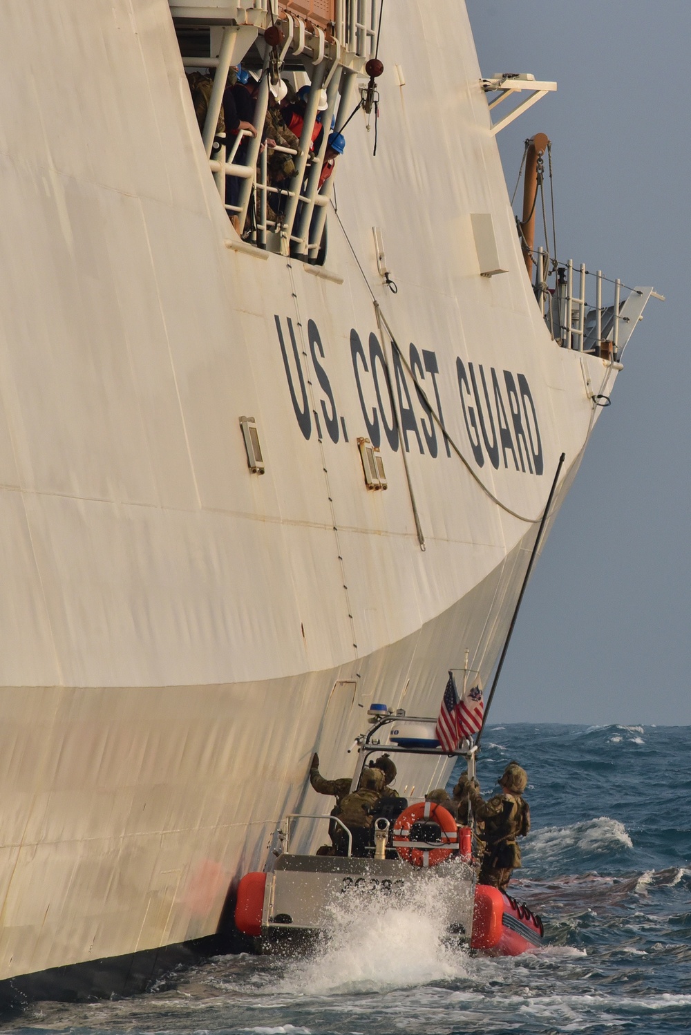 Maritime Security and Response Team West trains aboard CGC Bertholf