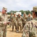 Command Sgt. Maj. Ted Copeland visits CSTX