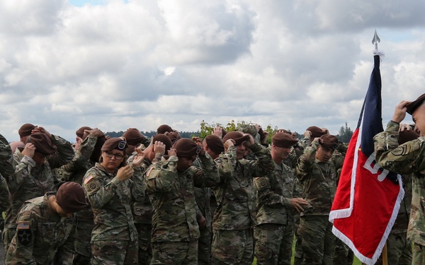 5th SFAB Beret Donning Ceremony
