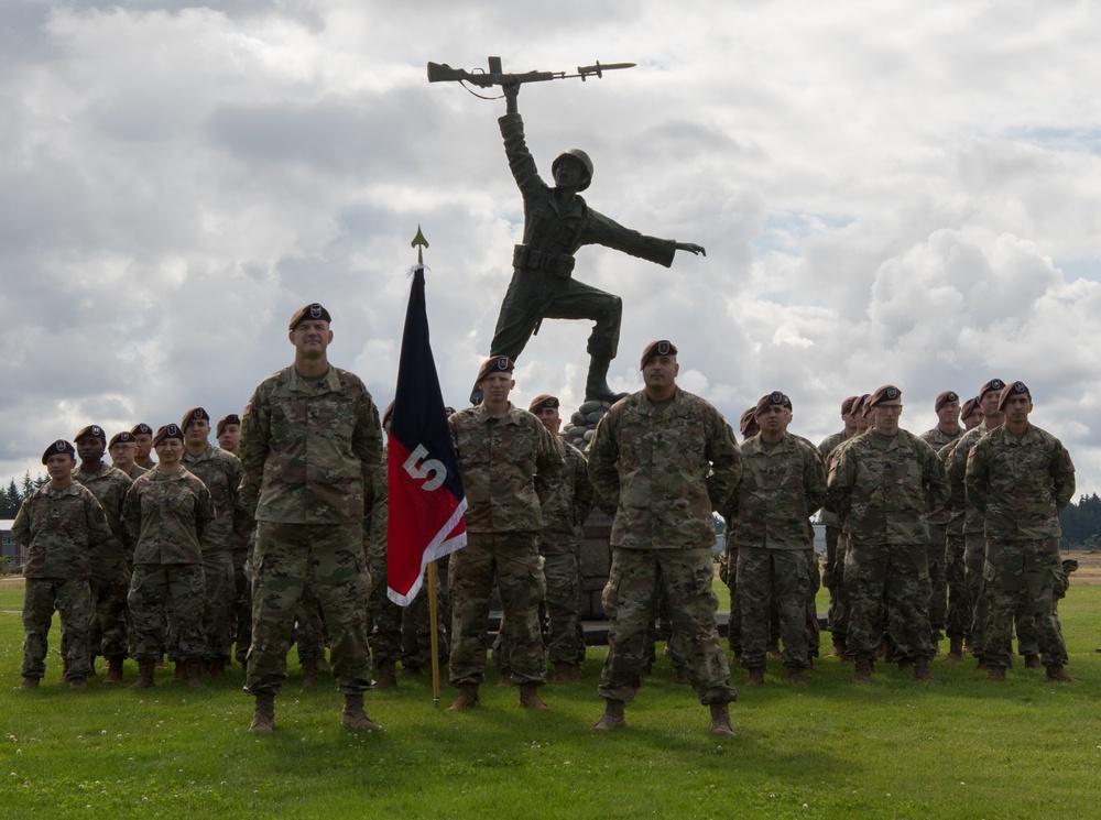 5th SFAB Beret Donning Ceremony