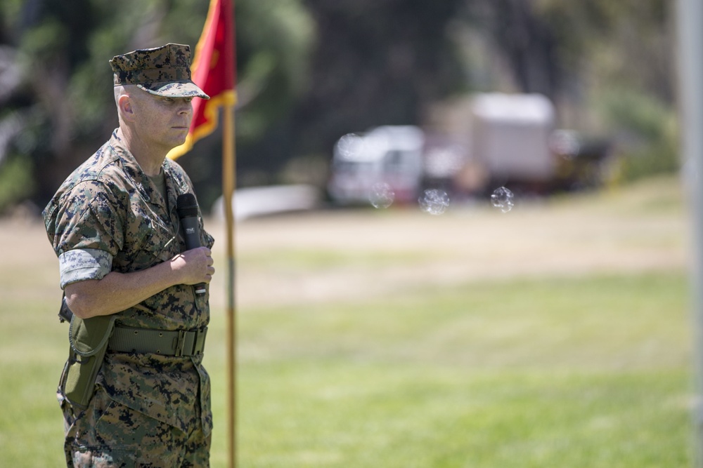 SES Bn. change of command ceremony