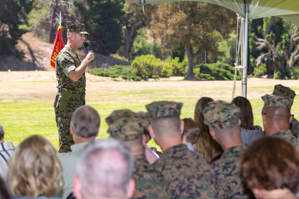 SES Bn. change of command ceremony