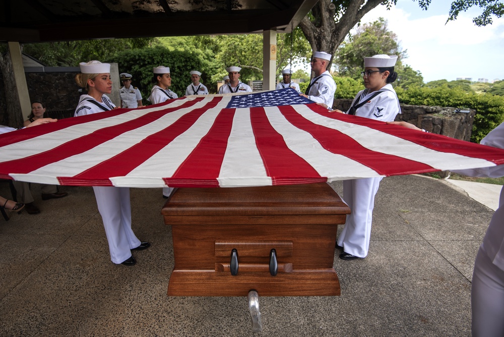 Funeral  for U.S. Navy Seaman 1st Class Millard Burk