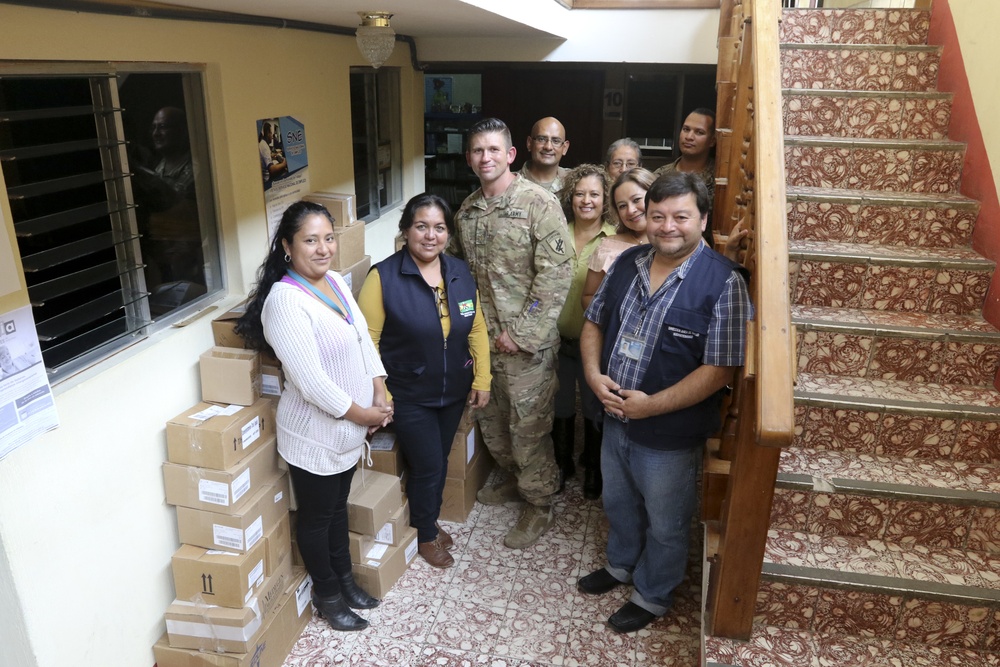 Beyond the Horizon 2019 donates medical supplies to Guatemalan health officials