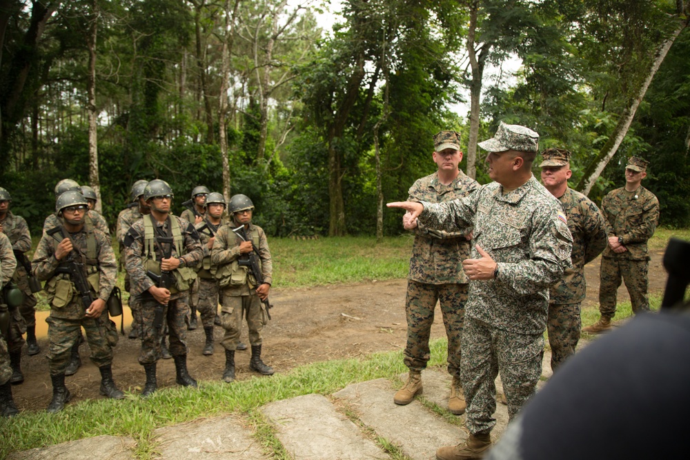 Marines conduct training to strengthen partnerships with Guatemalan Marines in Guatemala