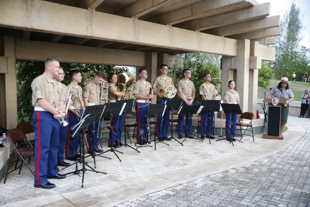 III MEF Band Plays Asan Bay Overlook