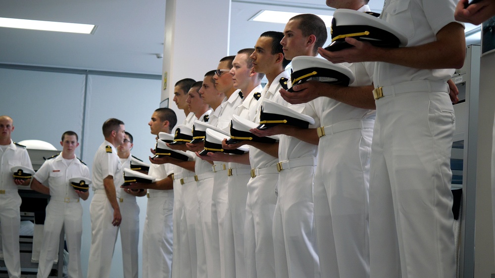 NROTC New Student Indoc - Uniform Inspection