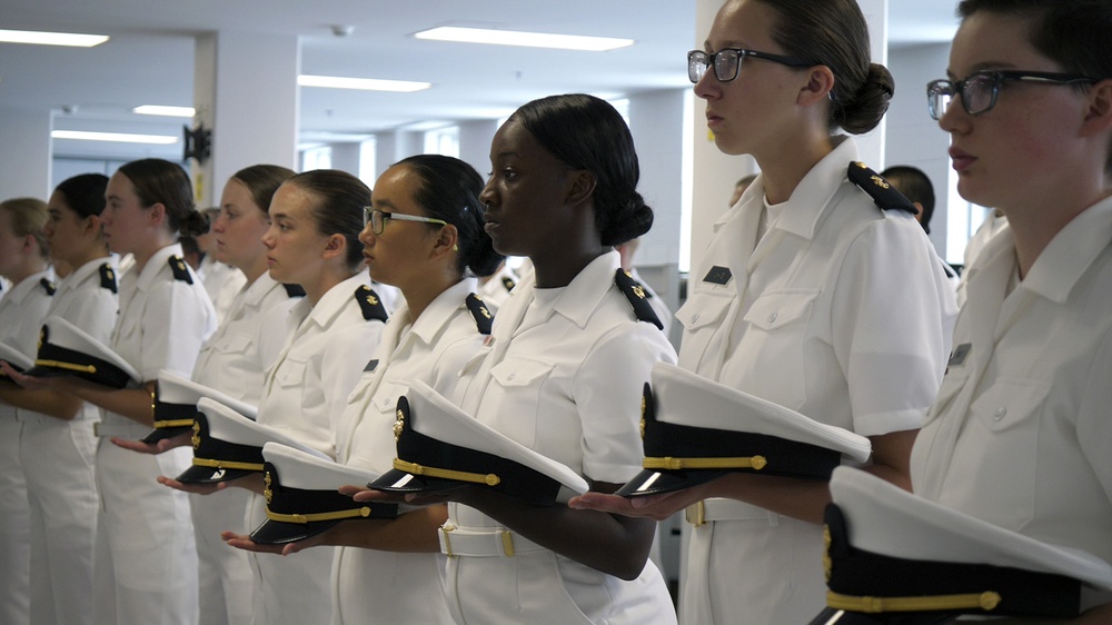 NROTC New Student Indoc - Uniform Inspection