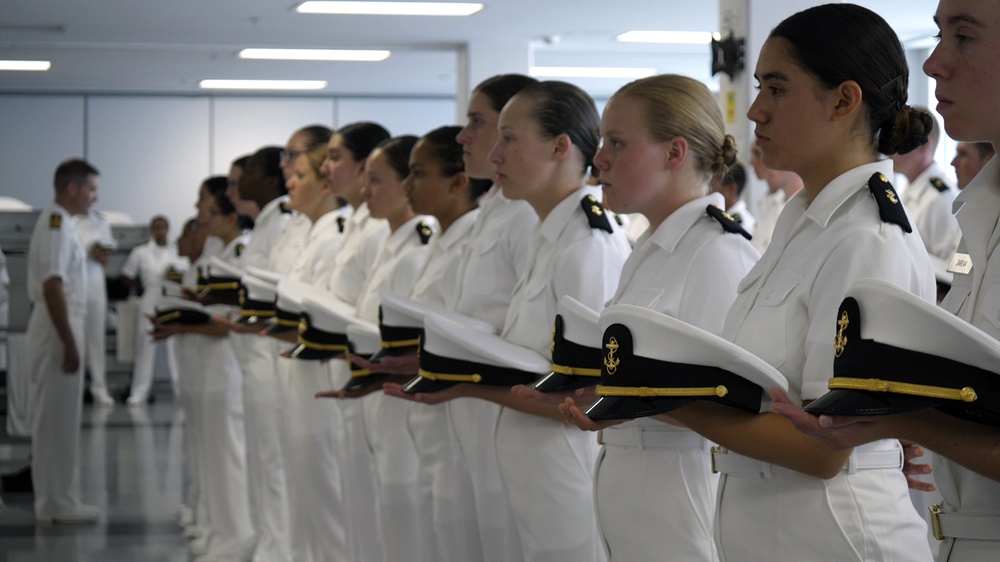 NROTC New Student Indoc - Uniform Inspection