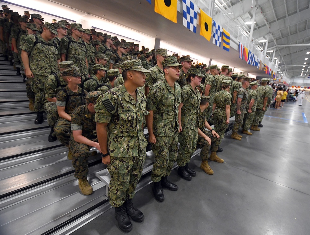 190719 NROTC NSI MIDSHIPMAN CANDIDATES OBSERVE RTC PIR