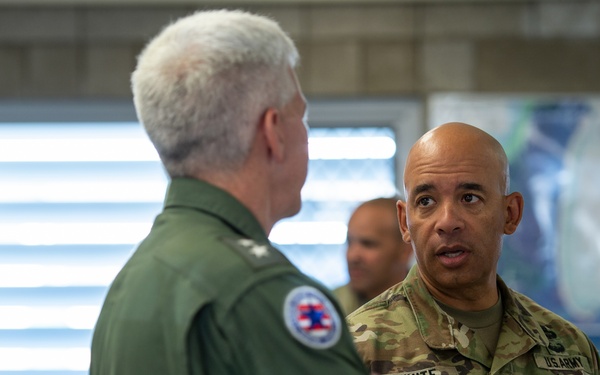 Rear Admiral Briefs at Camp Rocky during Talisman Sabre 2019