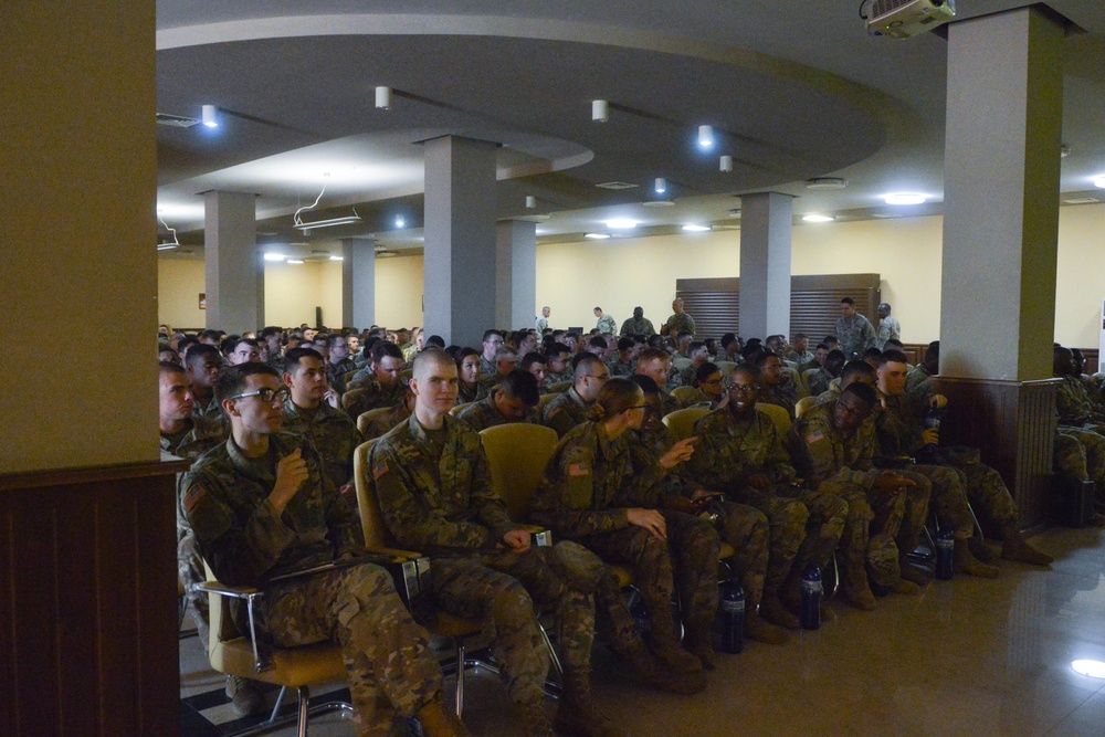 2/2CR holds security and safety brief during AS19