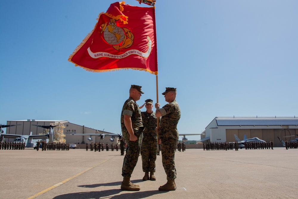 MAG-41 Change of Command