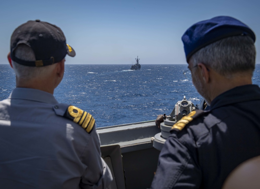 USS Gravely (DDG 107) Conducts Passing Exercise