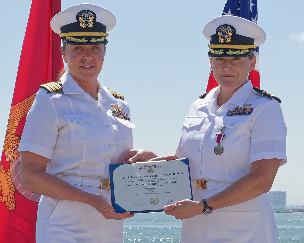 Cmdr. Michelle A. French retrirement