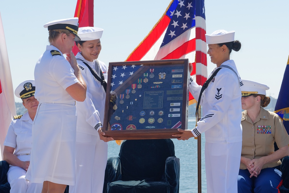Cmdr. Michelle A. French retrirement