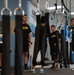 Soldiers Swing By - Fitness at a local gym